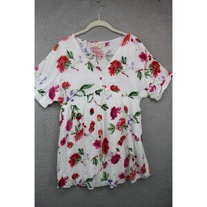 Magnolia Boutique Floral Babydoll Dress-Size Medium-Cottagecore